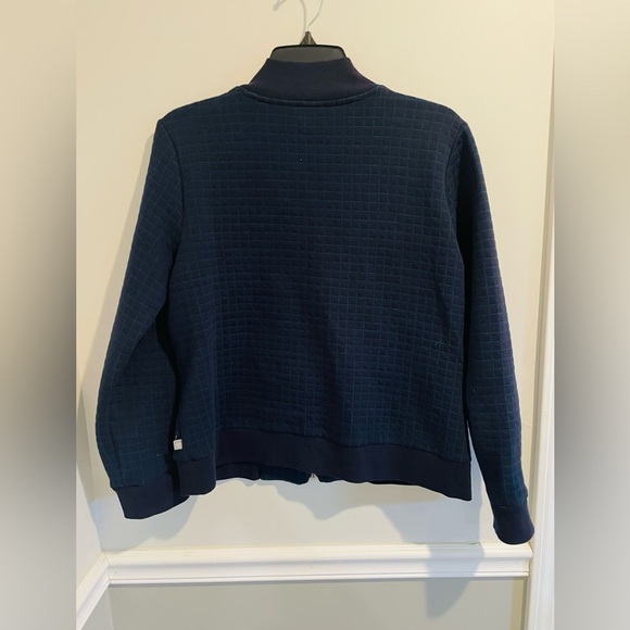 TALBOTS QUILTED RIB TRIM BOMBER JACKET size medium - Picture 7 of 10